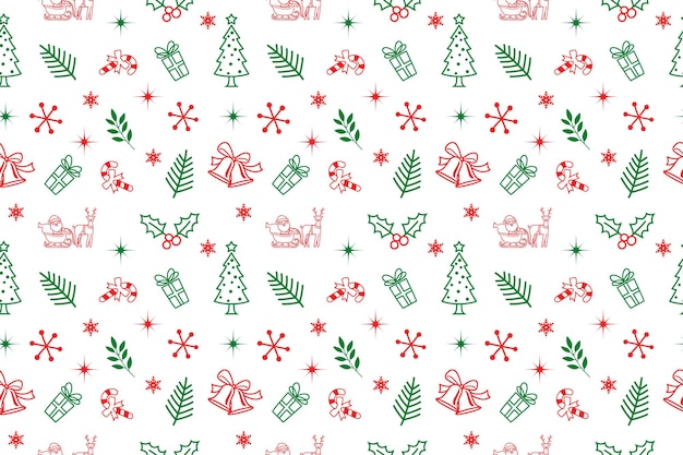 Weihnachten Musterdesign. Weihnachtsvektorillustration und Musterdesign des neuen Jahres.