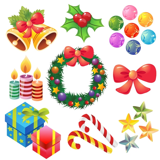 Weihnachts-Icon-set