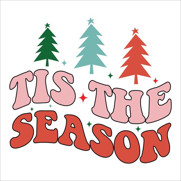 Weihnachts-Retro-SvG-Weihnachtsskleidung SvG-Glückliche Weihnachten SvG.