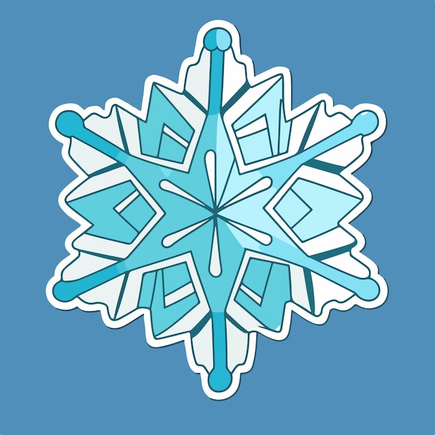 Weihnachts-schneeflocke-aufkleber weihnachts-schneeflocke-sticker-blatt zum ausdrucken neujahrskollektion