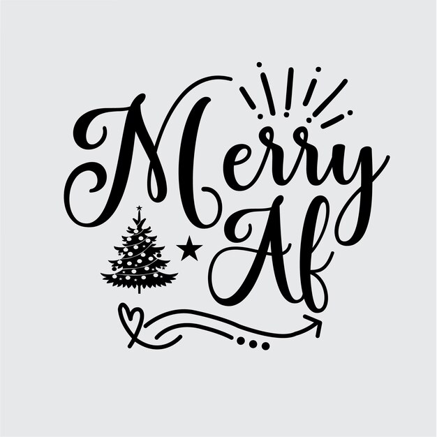 Vektor weihnachts-svg-design