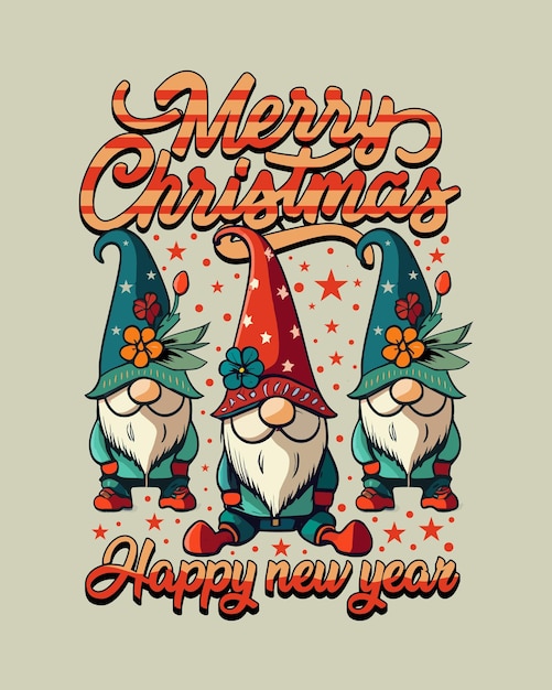 Vektor weihnachts-t-shirt-design. weihnachts-t-shirt