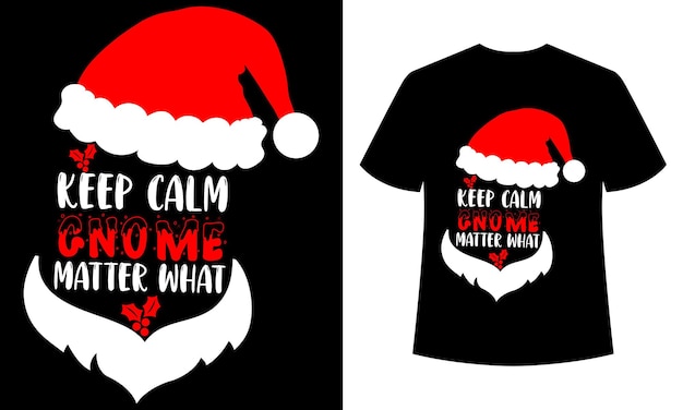 Vektor weihnachts-t-shirt-design