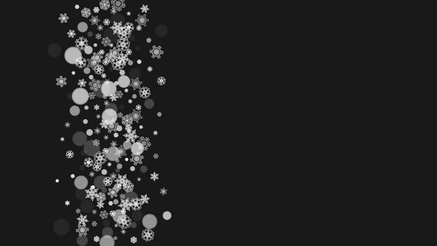 Weihnachts- und Neujahrs-Schneeflocken