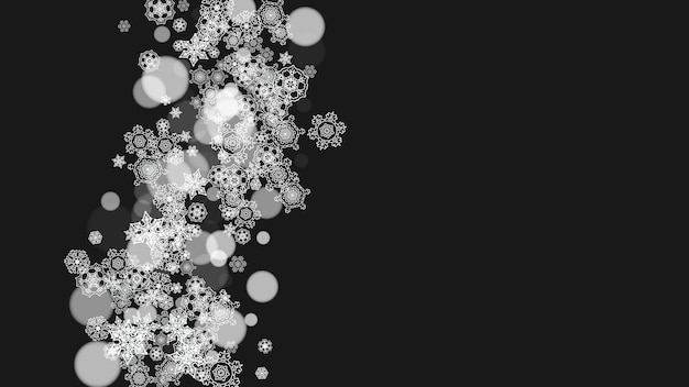 Weihnachts- und Neujahrs-Schneeflocken
