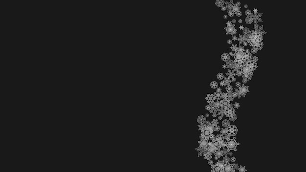 Weihnachts- und Neujahrs-Schneeflocken