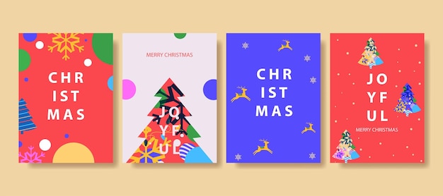 Weihnachts- und Neujahrskarten-Set