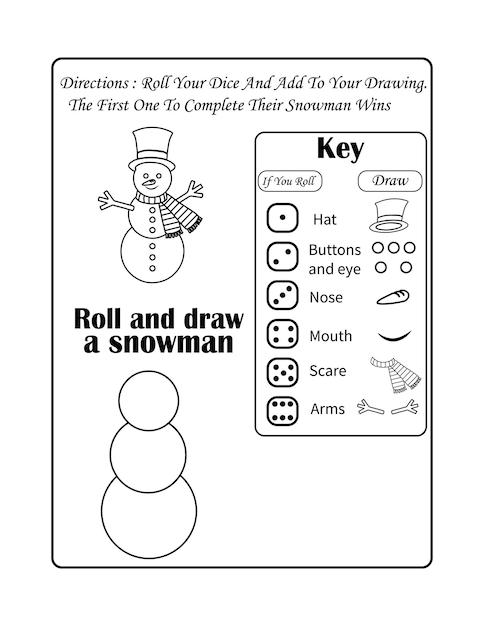 Vektor weihnachtsaktivitätenbuch