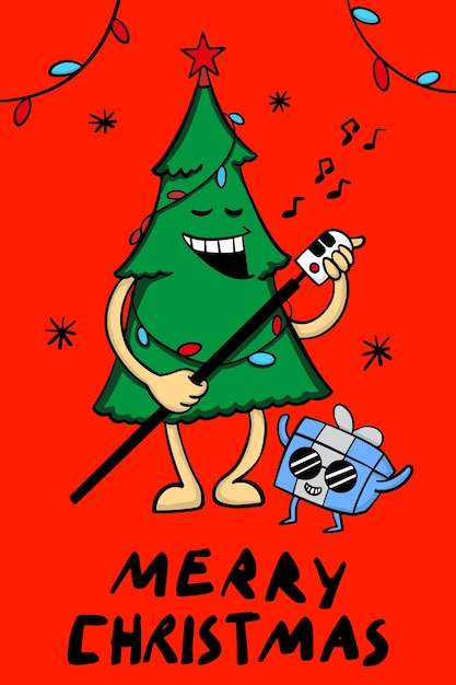 Weihnachtsbaum illustration