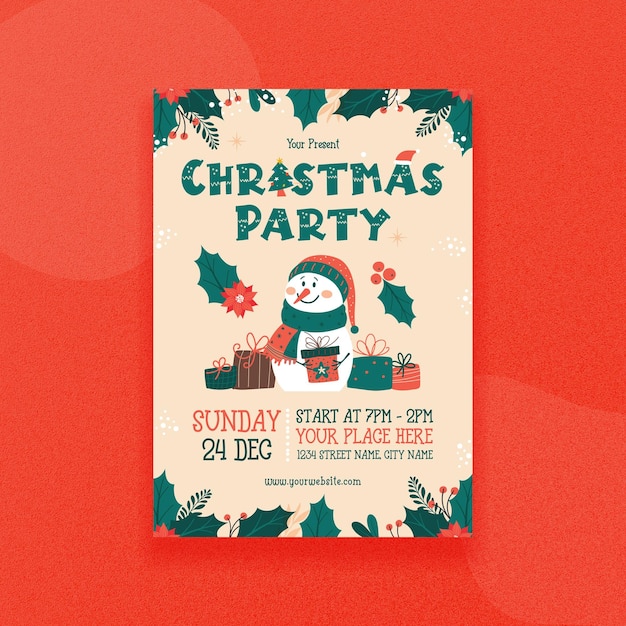 Weihnachtsfeier Flyer