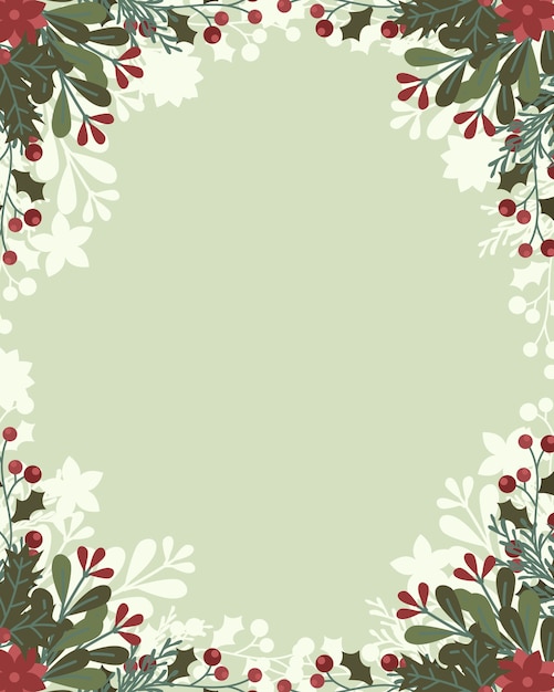 Weihnachtshintergrund. Weihnachtsschmuck und Rahmen