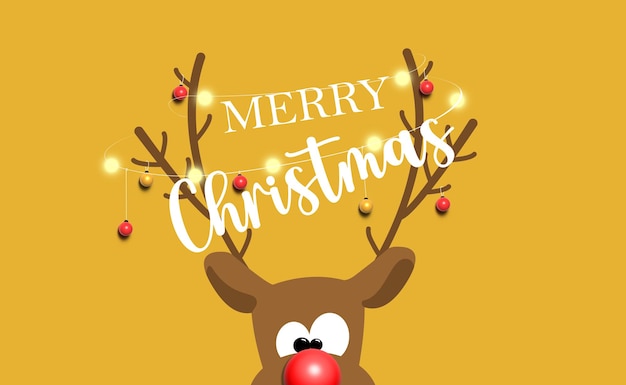 Weihnachtshirschpostwagen