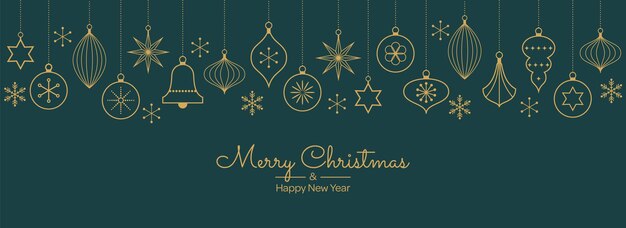 Weihnachtsmuster-Hintergrund mit goldenen geometrischen Elementen in flachem Design Vektorillustration