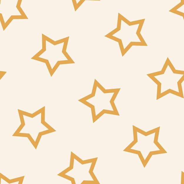 Weihnachtsnahtloses Muster mit goldenen Sternen