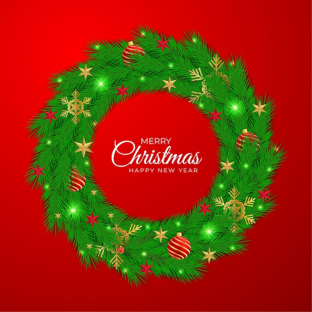 Weihnachtsstern-Rad-Kugellicht und realistischer Rad-Hintergrund