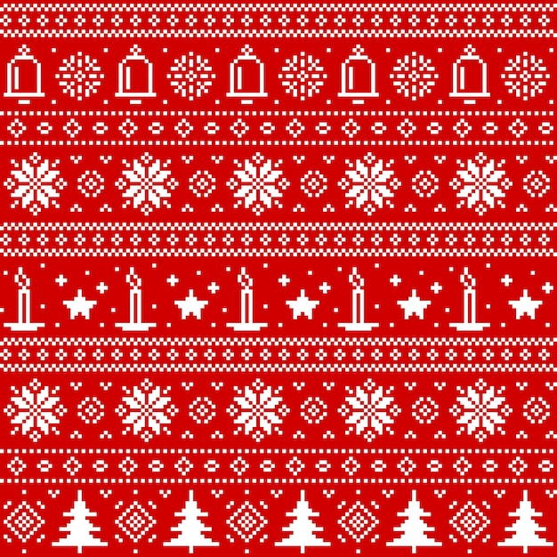 Weihnachtsstrickjacke musterdesign weihnachtsschmuck