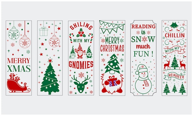 Weihnachtsveranda Schild vertikale Veranda Schild SVG Bündel für Tür und Hintergrund Designs