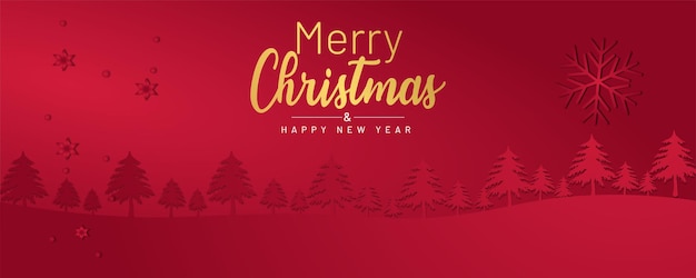 Weihnachtsverkaufsbanner und goldener Text
