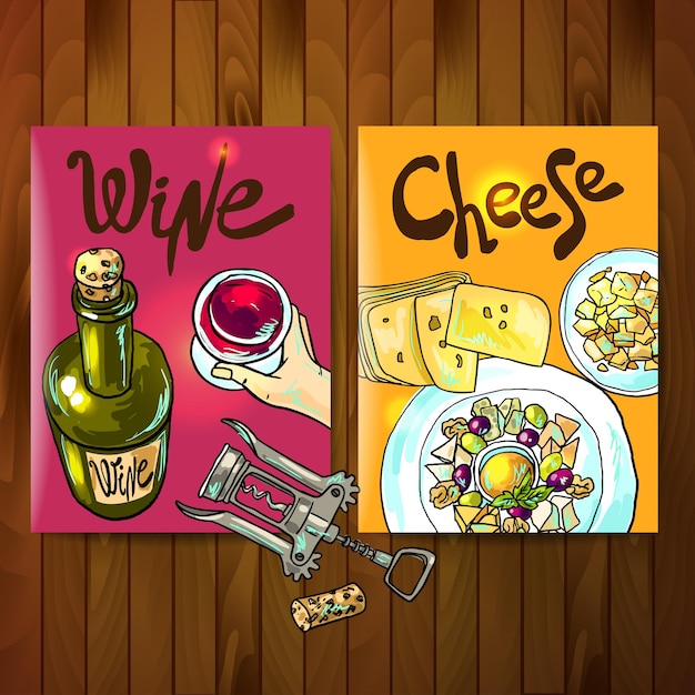 Wein und käse