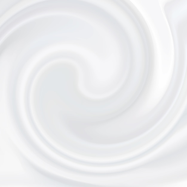 Weiße Creme. Kosmetisches Produkt, flüssige Textur milchig, cremig, weiße, weiche Mousse.