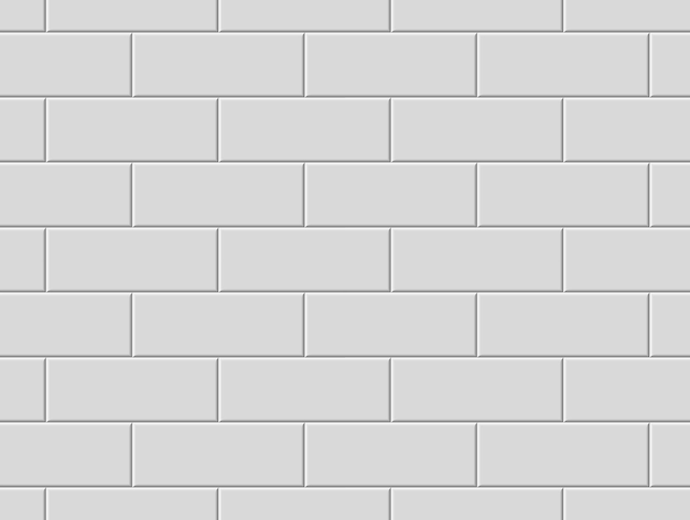 Weiße Fliesen nahtlose horizontale Muster Weiße Ziegel in U-Bahn oder Pool Wand oder Boden für die U-Bahn