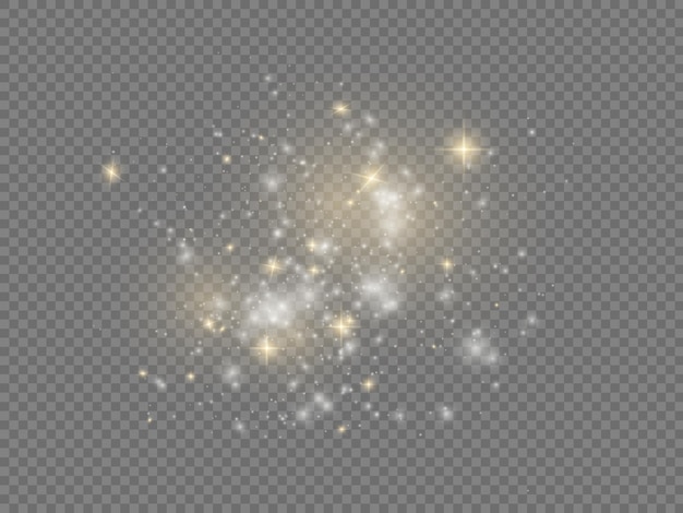 Weiße Funken Sternglanz Weihnachten Funkeln Lichteffekt funkelnde magische Staubpartikel funkeln