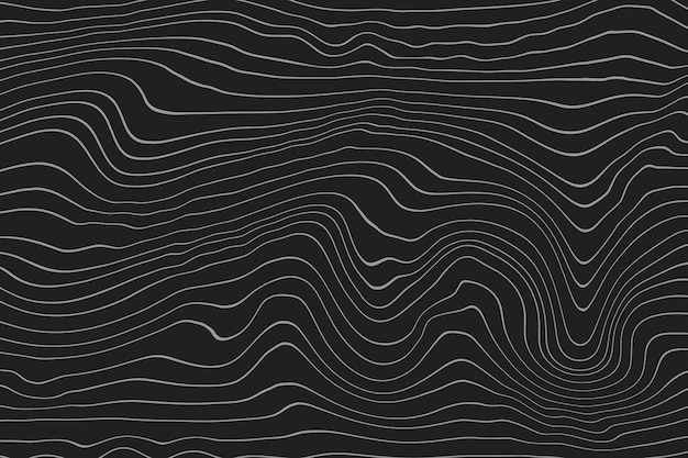 Weiße linien der holzbeschaffenheitimitation auf schwarzem hintergrundvektordesign