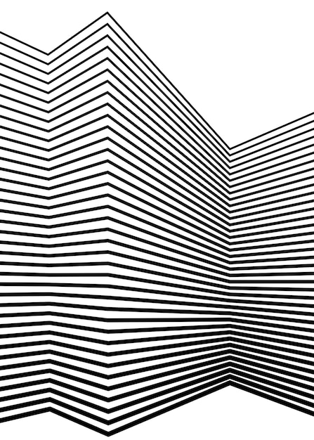 Weiße schwarze Farbe Linearer Hintergrund Designelemente Polygonale Linien Schutzschicht für Banknotenzertifikate Vorlage Vektor Vektorlinien unterschiedlicher Dicke von dünn bis dick EPS 10