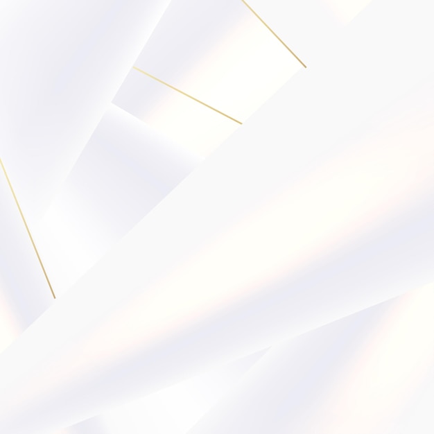 Weißer abstrakter Hintergrund mit goldenen Linien Vektorillustration für Ihr Design