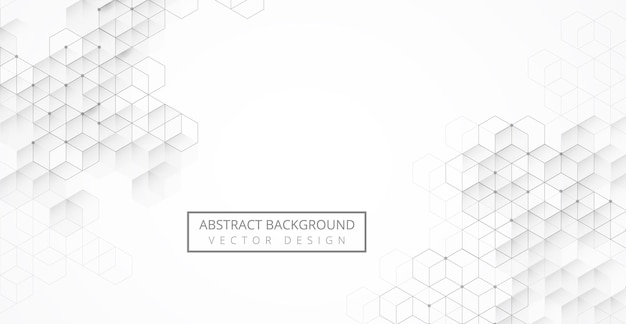 weißer Hintergrund mit geometrischen Formen