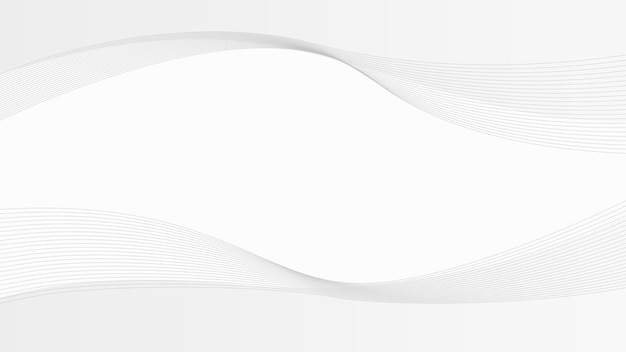 Weißer Hintergrund mit Wellenlinien kopieren Raum