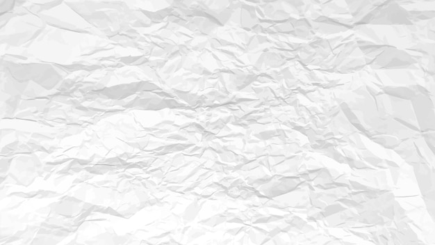 Weißes, sauberes, zerknittertes Papier