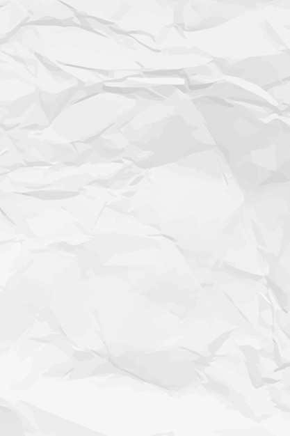 Weißes, sauberes, zerknittertes Papier