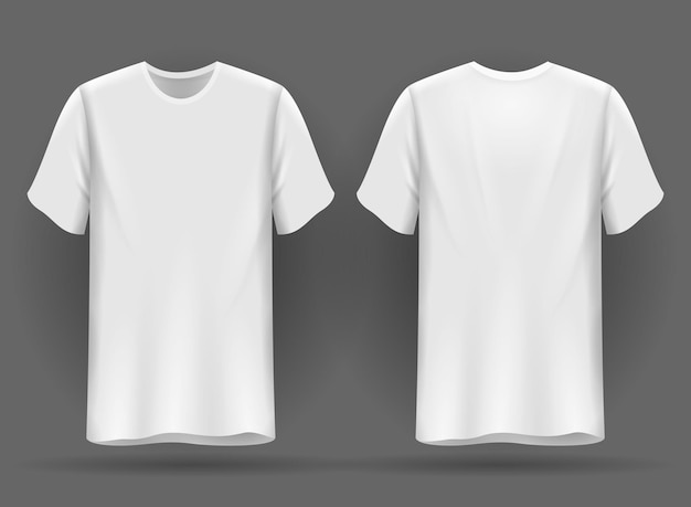 Weißes T-Shirt-Mockup