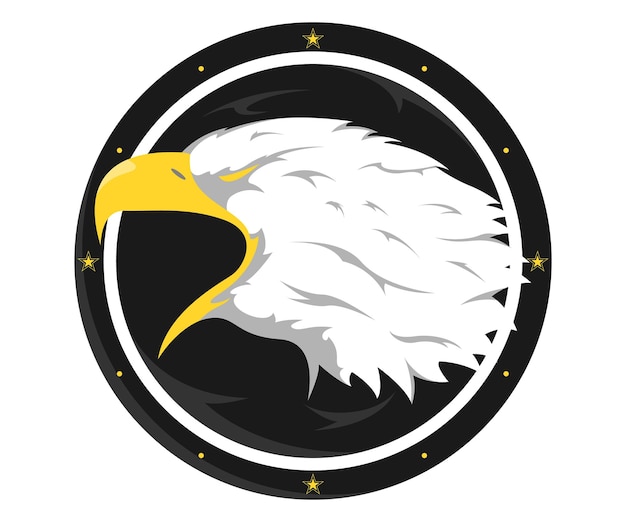 Vektor weißkopfseeadler-logo-vektordesign