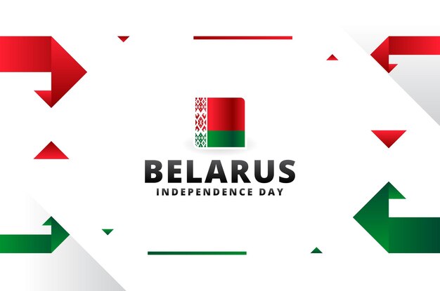 Weißrussland-Unabhängigkeitstag-Design-Hintergrund für internationalen Moment