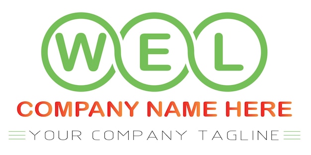 Wel-letter-logo-design