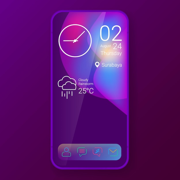 Welle für benutzerdefinierte Modifikationen des UI-Designs des Startbildschirms