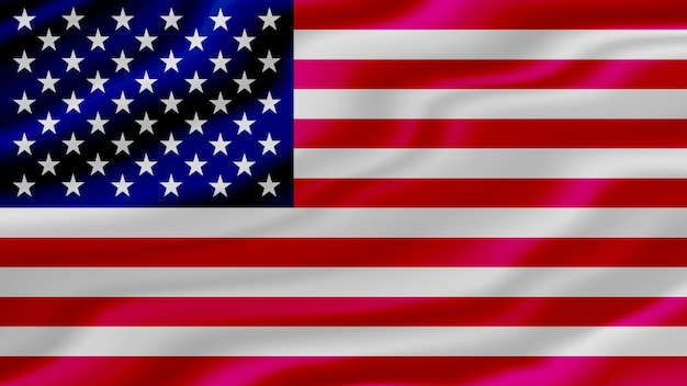 Wellenförmige amerikanische flagge