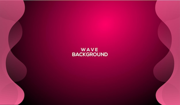 Wellenhafter Hintergrund mit Raumgradient