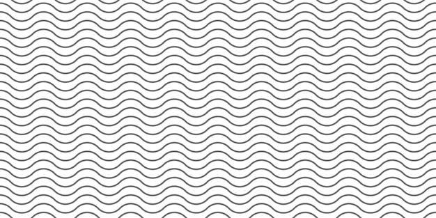 Wellenlinienmuster schwarz-weiß-zickzack-hintergrund oder ripple-wellenstreifen 3d-hypnotische illusion