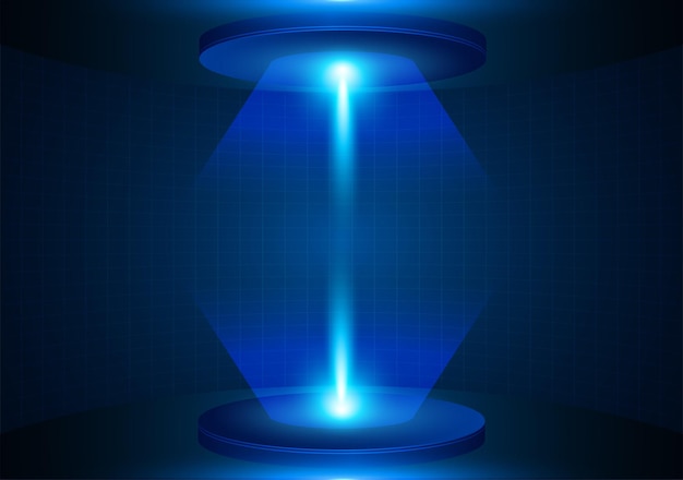 Welt binäre Leiterplatten zukünftige Technologie Blue HUD Cyber Sicherheit Konzept Hintergrund