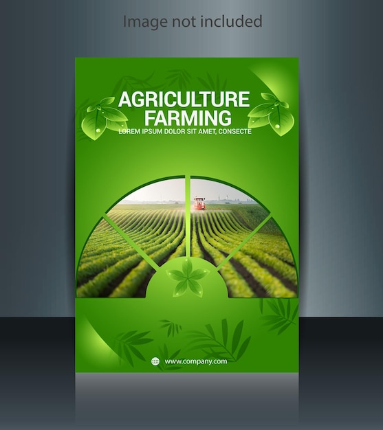 Welt grün Natur Flyer-Design