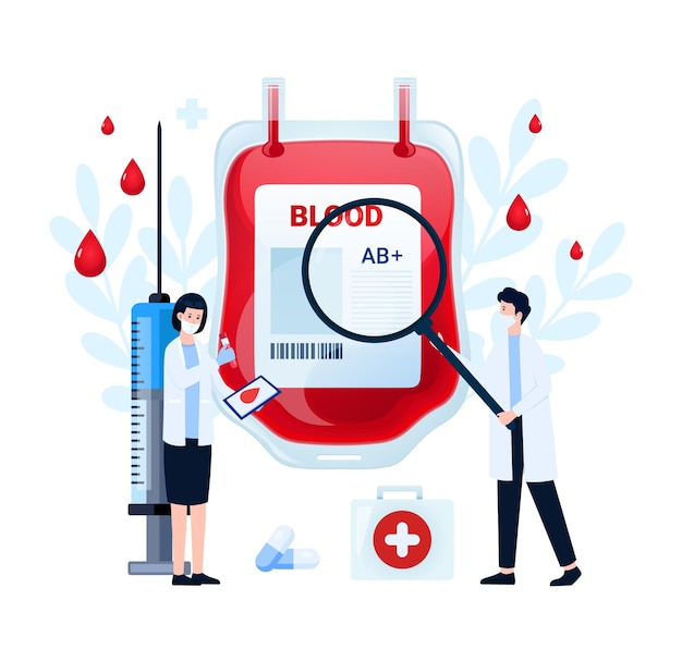 Weltblutspendetag-Vektor-Design-Illustration
