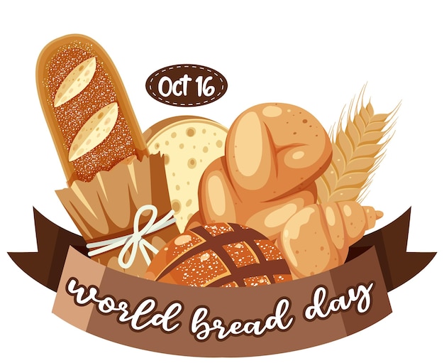 Weltbrottag-Banner-Design