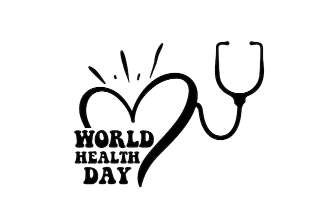 Weltgesundheitstag SVG-Design