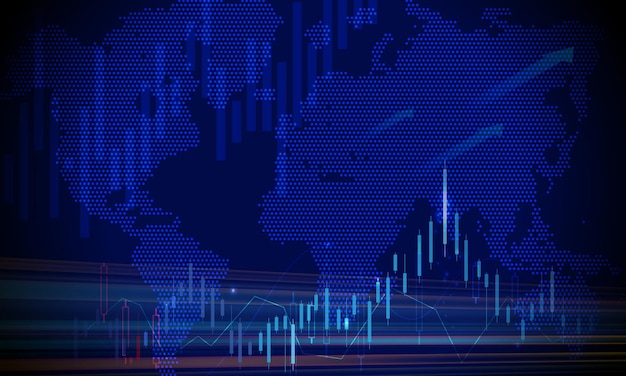 Vektor weltmarktwirtschaftliche abbildung
