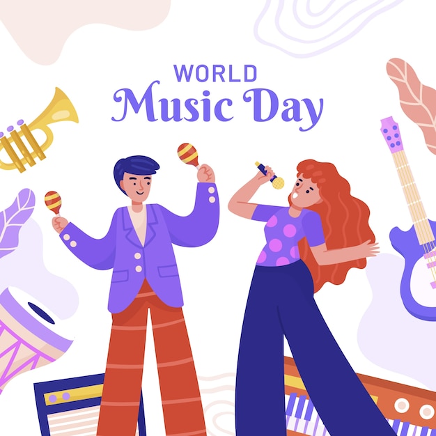 Weltmusiktag Menschen, die Musik machen