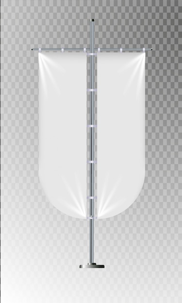 Werbeflagge Banner und Stoff Leinwand Poster Illustration