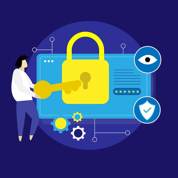 Werden Sie ein Cyber-Security-Profikonzept Datenschutz